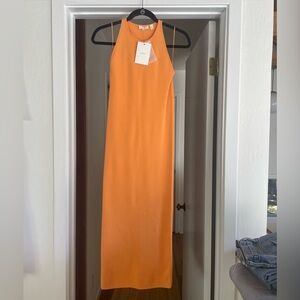 A.L.C. Women's Vibrant Orange Maxi Dress